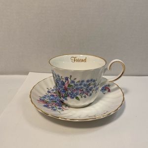 Royal Patrician ‘Friend’Teacup Saucer Set